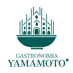 Logo Gastronomia Yamamoto con il Duomo di Milano in una ciotola