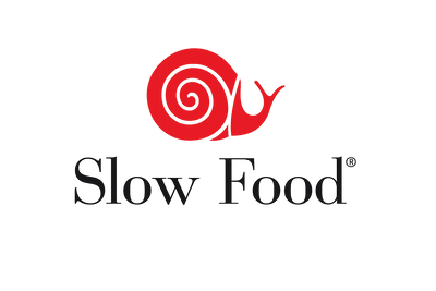 Logo Slow Food con la chiocciola rossa